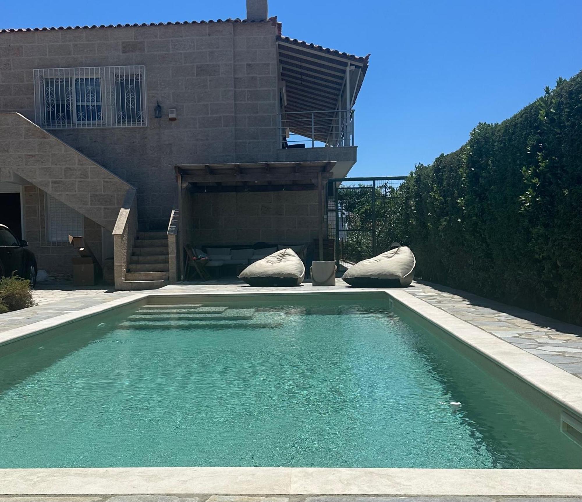 Villa Agia Marina 5M Walk To The Beach With Private Pool Eksteriør billede